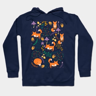 Foxes in the magic forest Hoodie